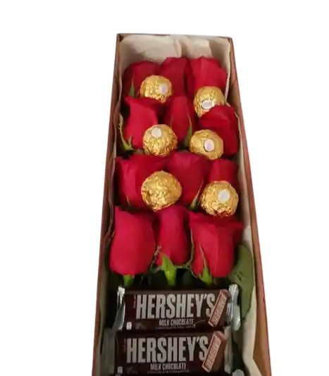 Rosas Rojas, Ferrero Rocher, Hershey Amor Y Amistad