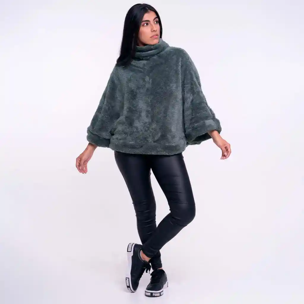 Poncho Gris Oscuro Atacama