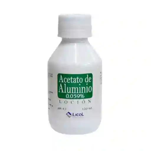 Acetato De Aluminio Licol Laboratorios X 120ml