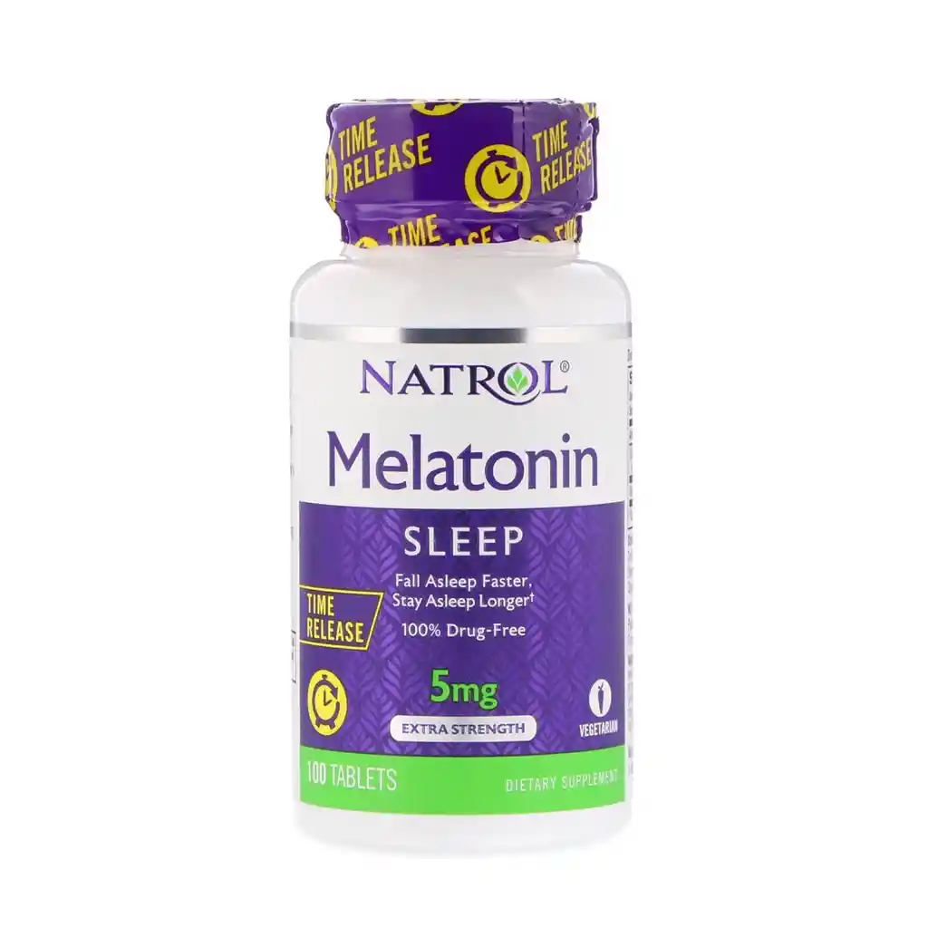 Natrol Melatonin Sueño Prolongado 5mg 100 Tabletas