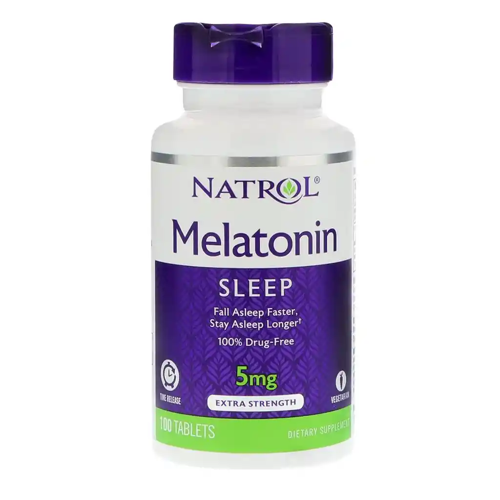 Natrol Melatonin Sueño Prolongado 5mg 100 Tabletas