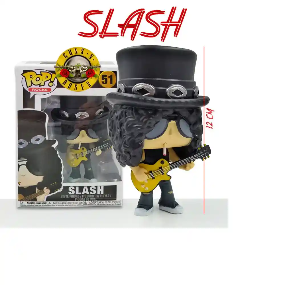 Slash Figura Guns And Roses Colección Rocks Juguete Niños