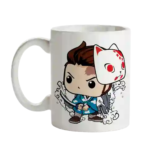 Mug Tanjiro Kamado Demon Slayer Tipo Pop