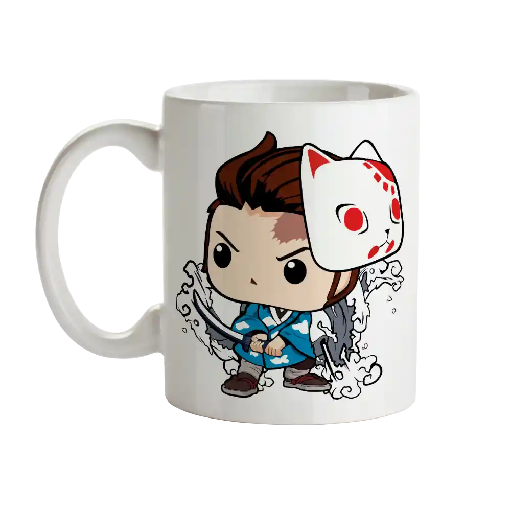 Mug Tanjiro Kamado Demon Slayer Tipo Pop