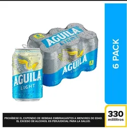 Cerveza Aguila Light - Lata 330ml x1
