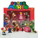 Figuras Super Mario Juguetes Coleccionables Juguetería Niños Set X 6 Donkey Kong