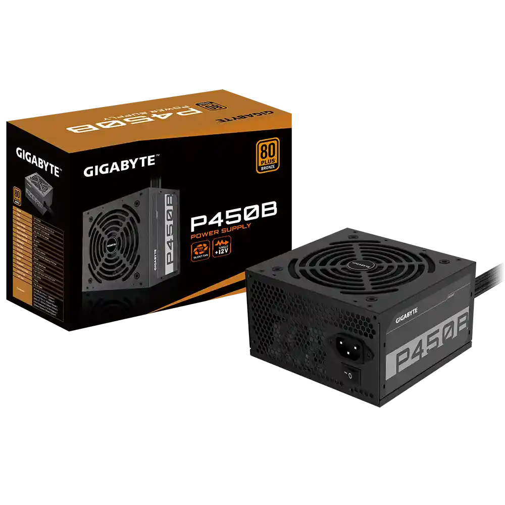 Gigabyte Fuente De Poderp450B 450W 80 Plus Bronce