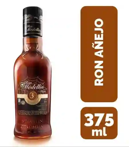 Medellin Ron3 Anos Anejo Media 375Ml