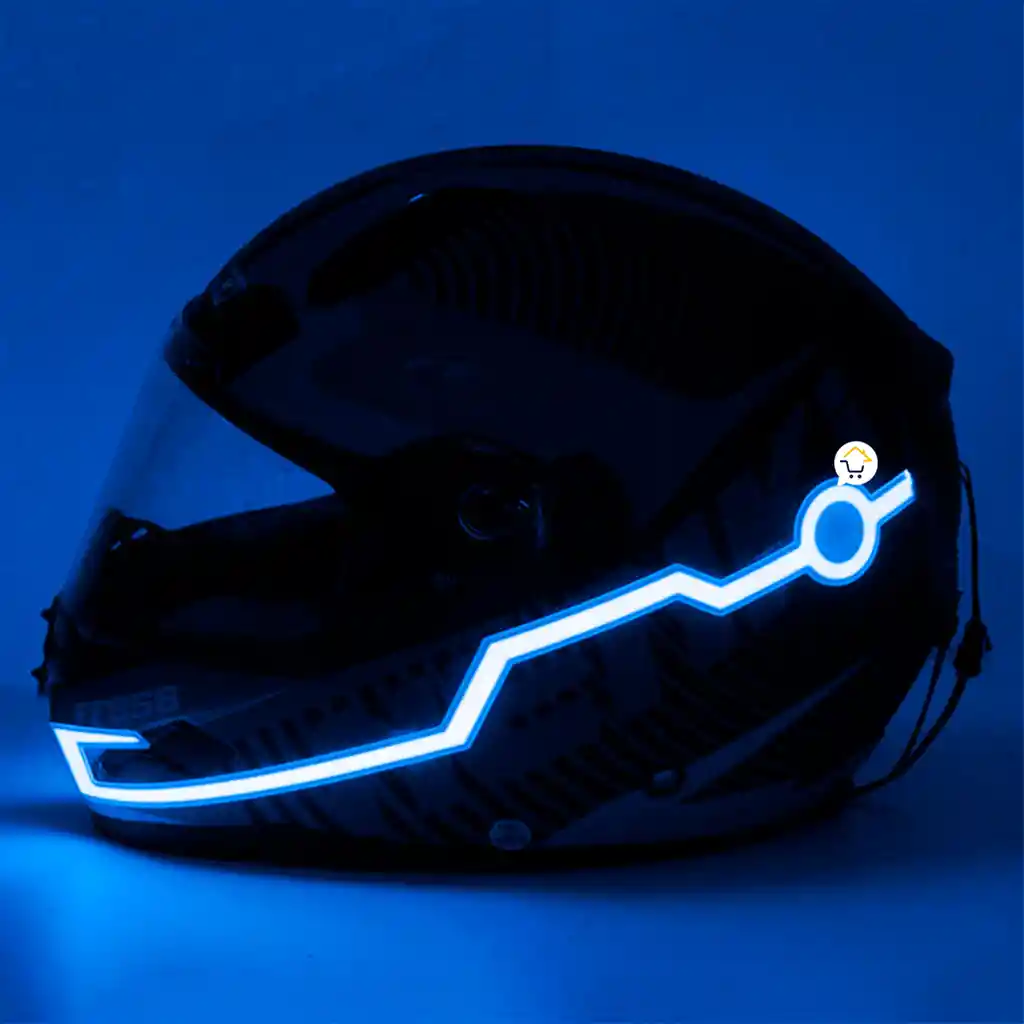 Luz Led Para Casco Moto Luces Motociclista Seguridad 312029