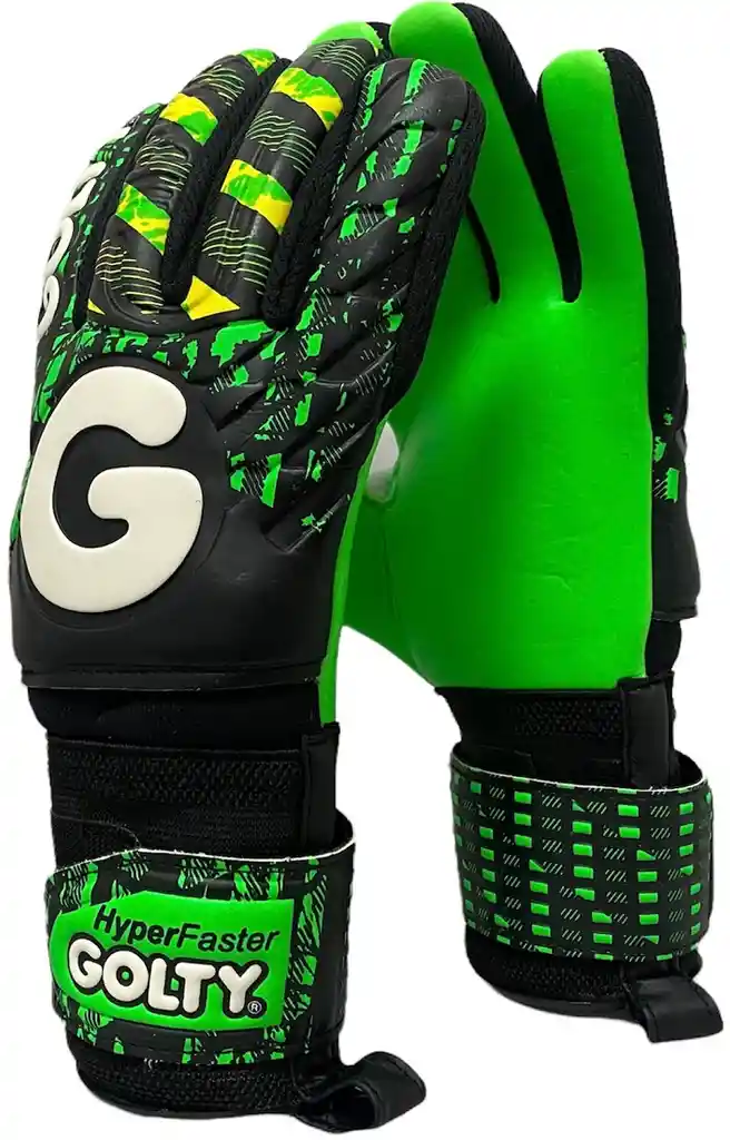 Guante De Futbol Golty Competicio Hyperfaster Vd-am Talla 10