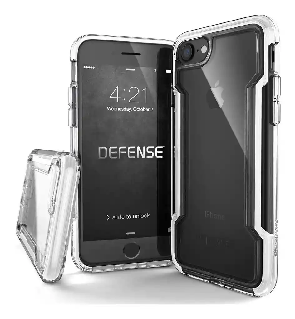 Estuche Para Iphone 7/8/se 2 X-doria Defense Clear En Blanco