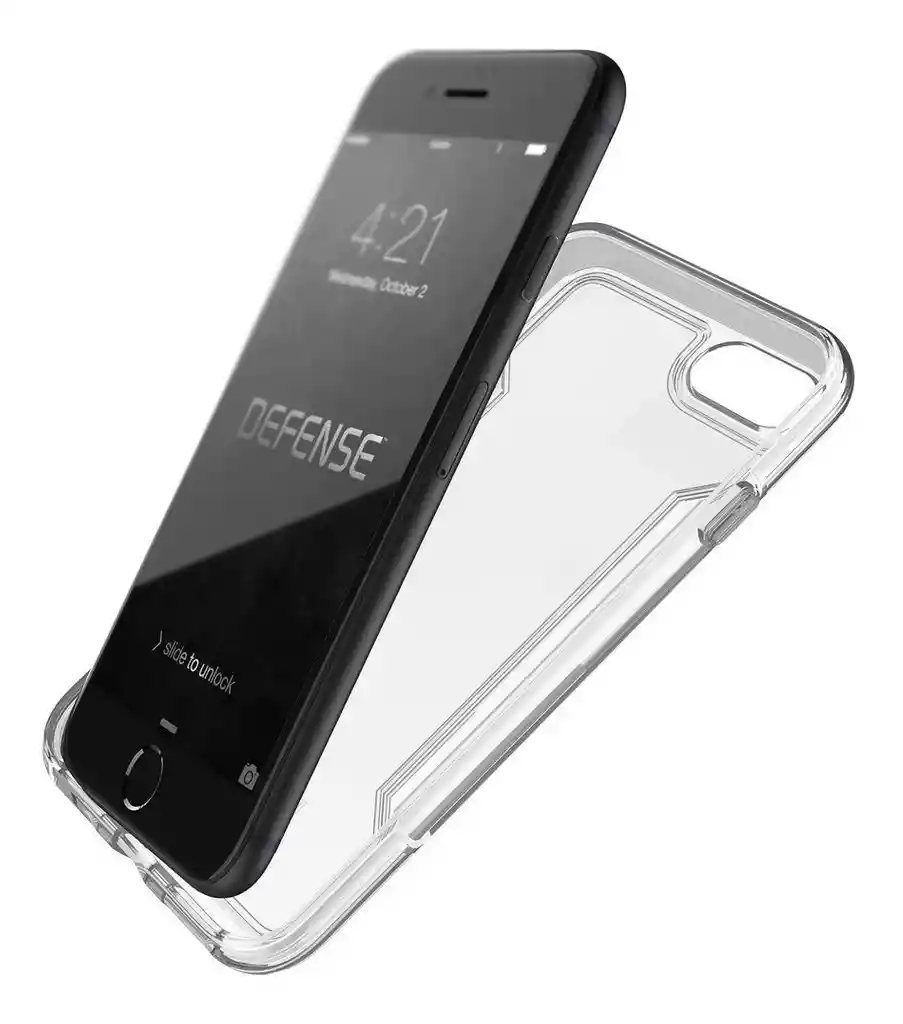 Estuche Para Iphone 7/8/se 2 X-doria Defense Clear En Blanco