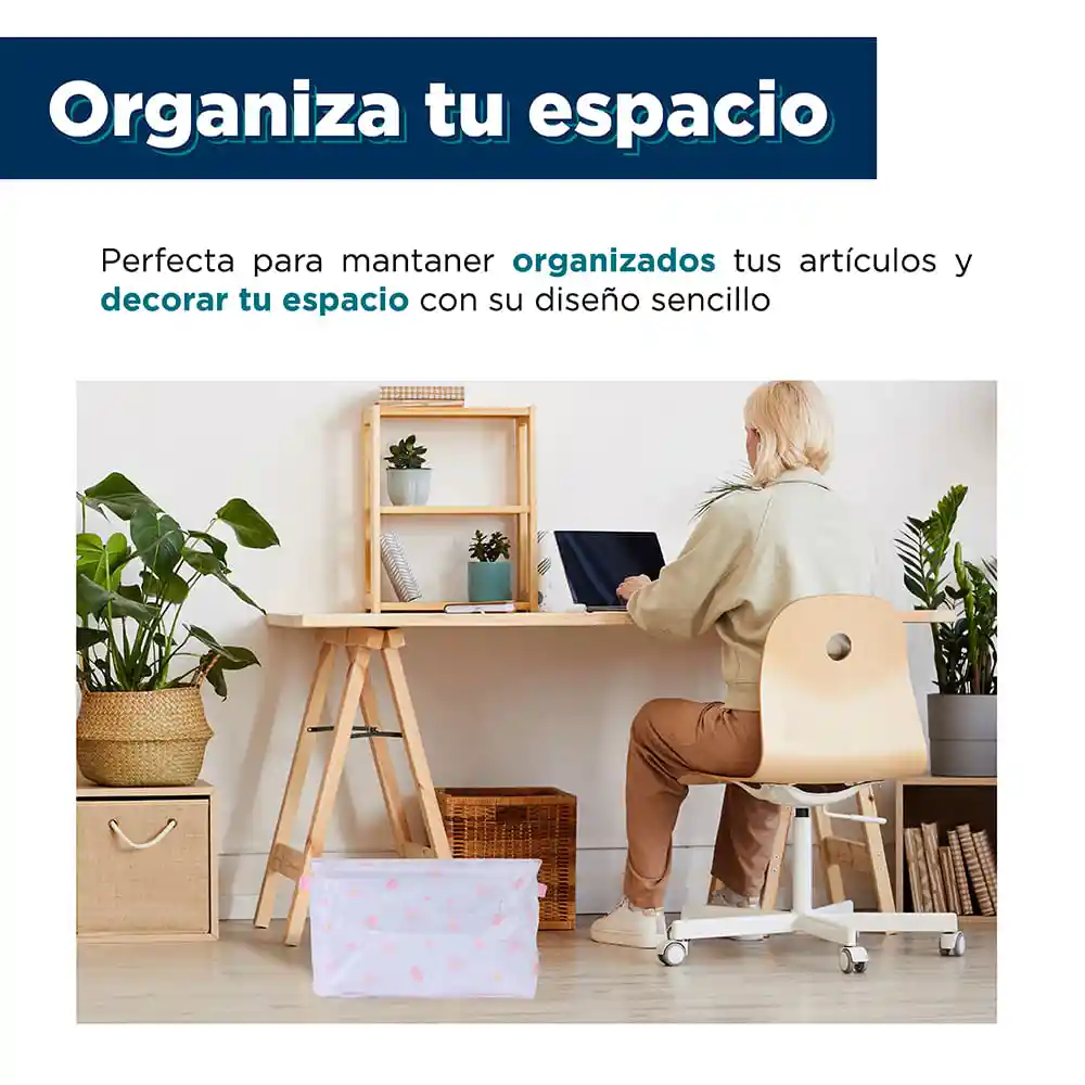 Organizador de Tela de la Serie Sakura 36 x 22 cm Miniso