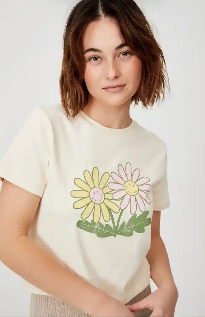 Rhi Rib Crop License Graphic Tee