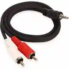 Cable De Audio 2 Rca Machos A Plug 3.5mm, Cable 2x1 1.5 M