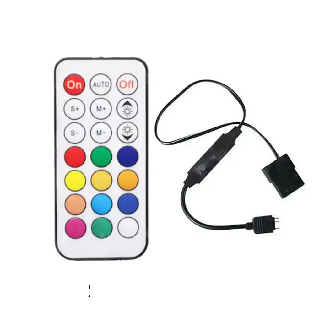 Controlador Rgb A Molex Control Remoto 4 Pínes 12 Voltios