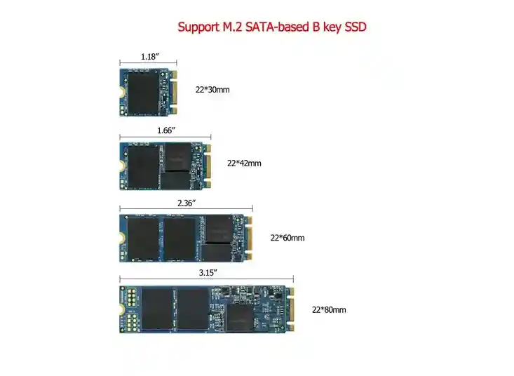 Convertidor Con Carcasa Disco Solido M2 Ngff A Sata Estandar