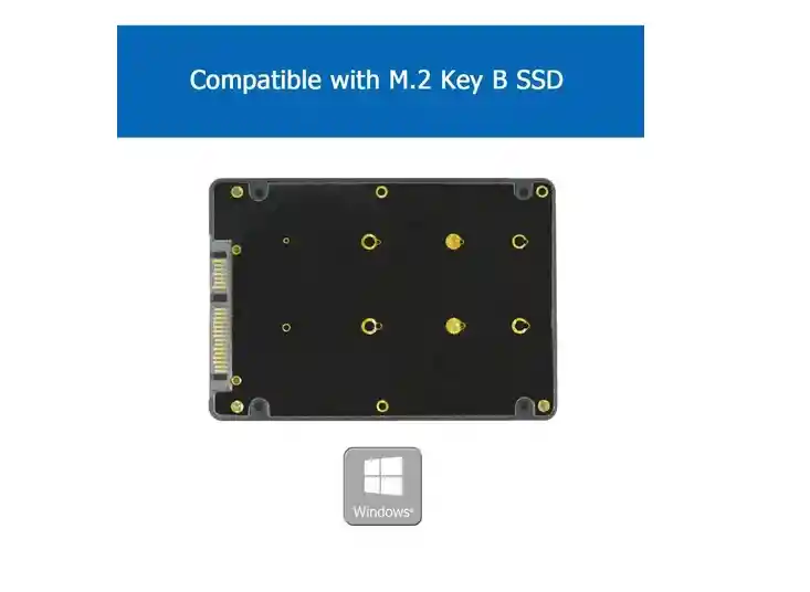 Convertidor Con Carcasa Disco Solido M2 Ngff A Sata Estandar