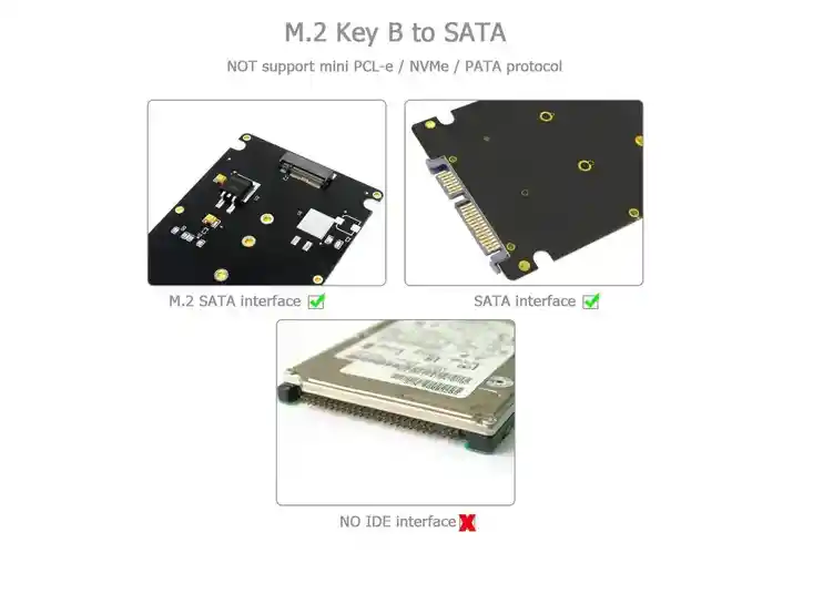 Convertidor Con Carcasa Disco Solido M2 Ngff A Sata Estandar