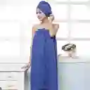 Turbante De Microfibra Para El Cabello En Azul Rey