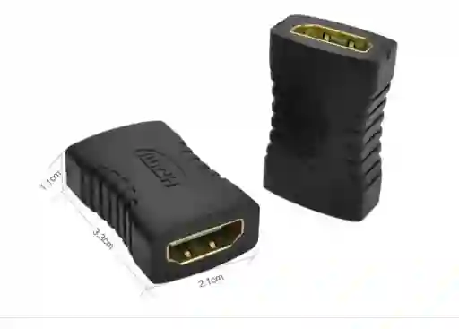 Conector Adaptador Union Empalme Hdmi Hembra A Hdmi Hembra