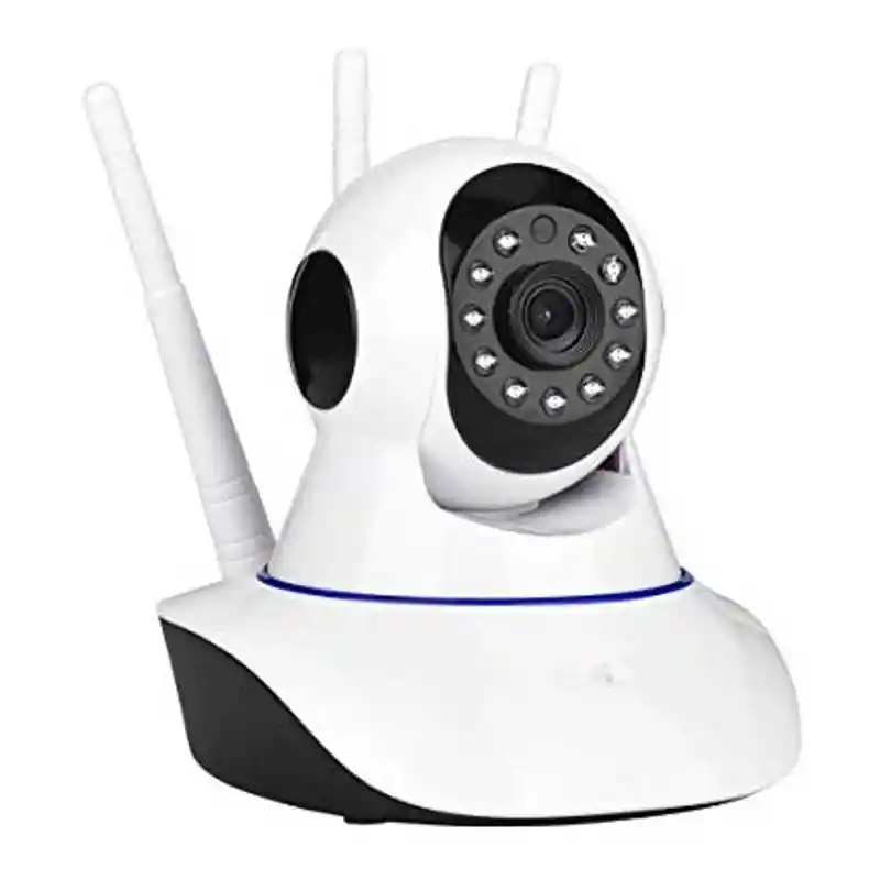 Camara De Vigilancia Ip Hd 720p Wifi 3 Antenas