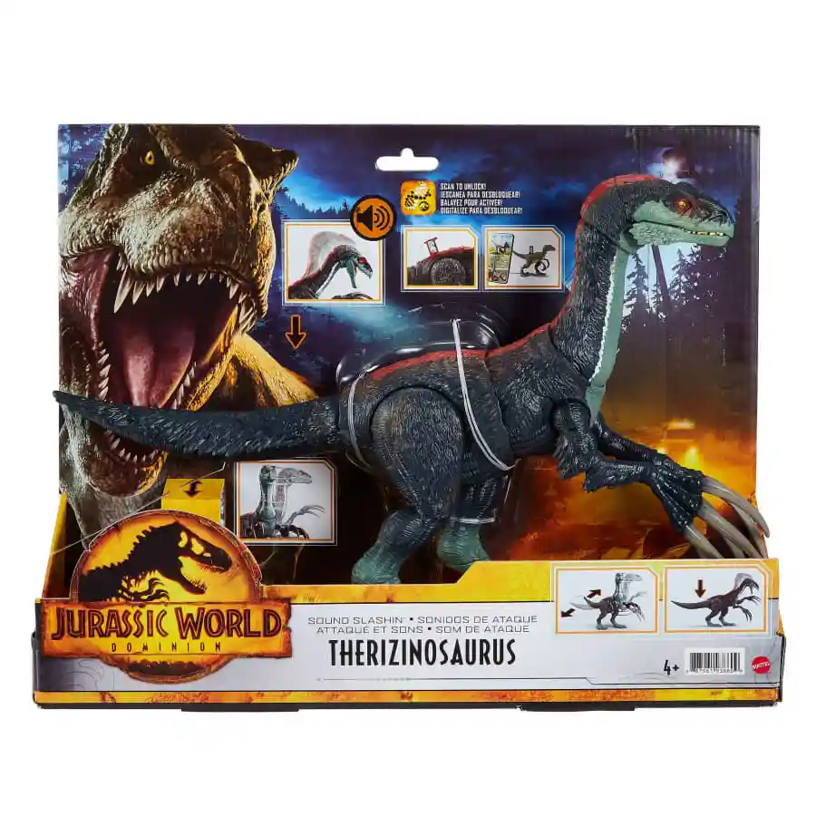 Mattel Dinosaurio Jurassic World Dominion Therizinosaurus Original