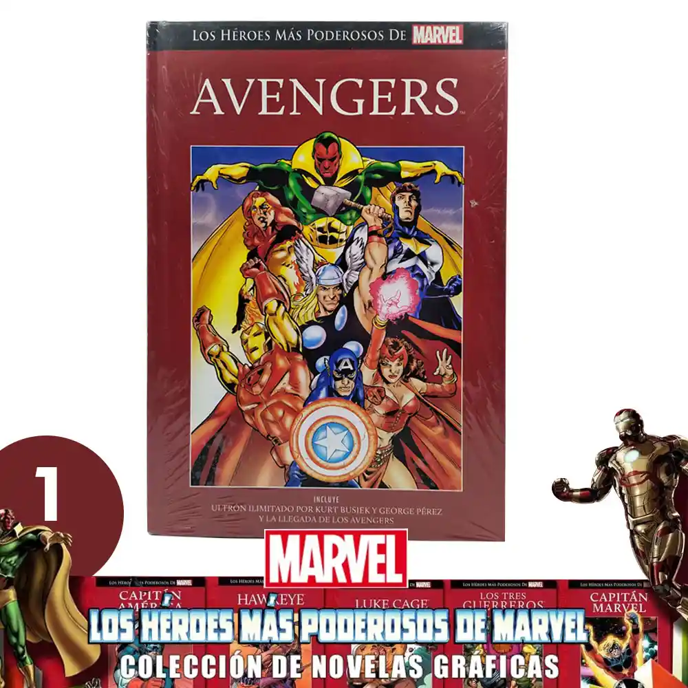 Marvel Novela Grafica Avengers Librocomics Coleccion