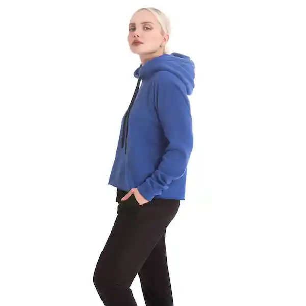 Hoodie Mujer Azul Rey - Talla S