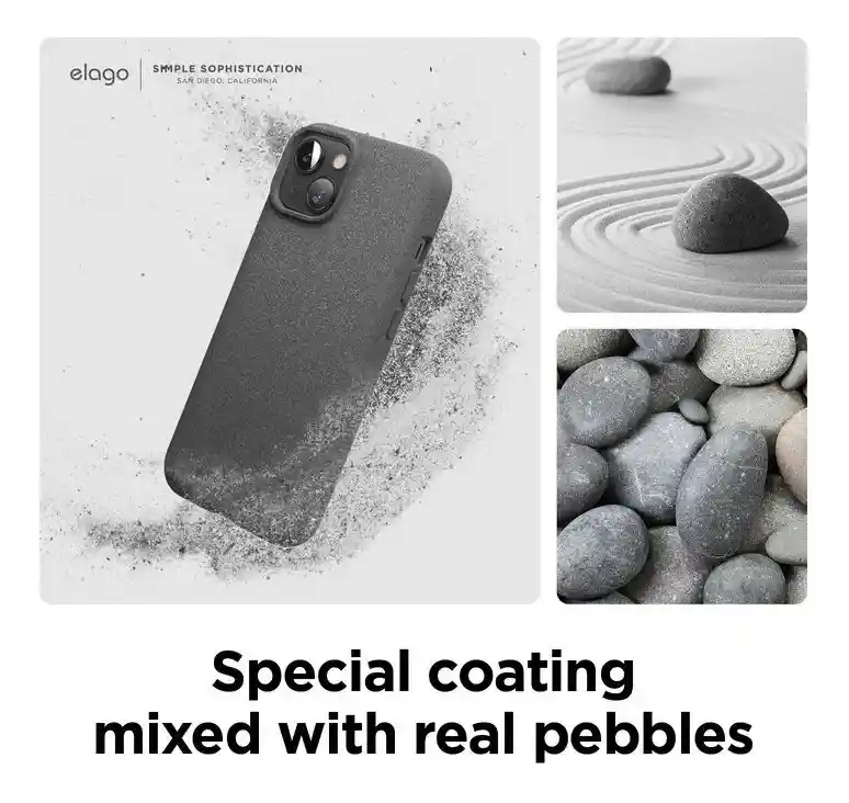 Estuche Para Iphone 13 Pebble Case Elago En Gris