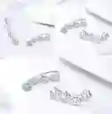 Aretes Pendientes Huellitas Perro Gato Para Mujer Plata 925