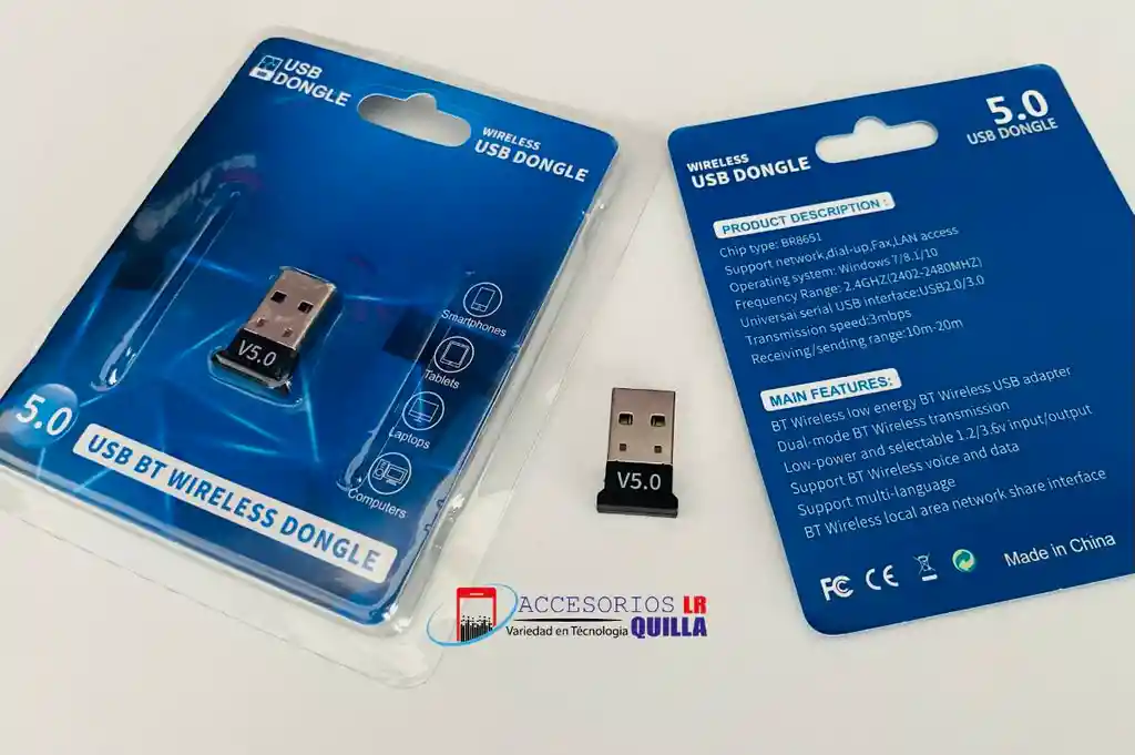 Adaptador Bluetooth 5.0 | Para Pc Y Portatil.