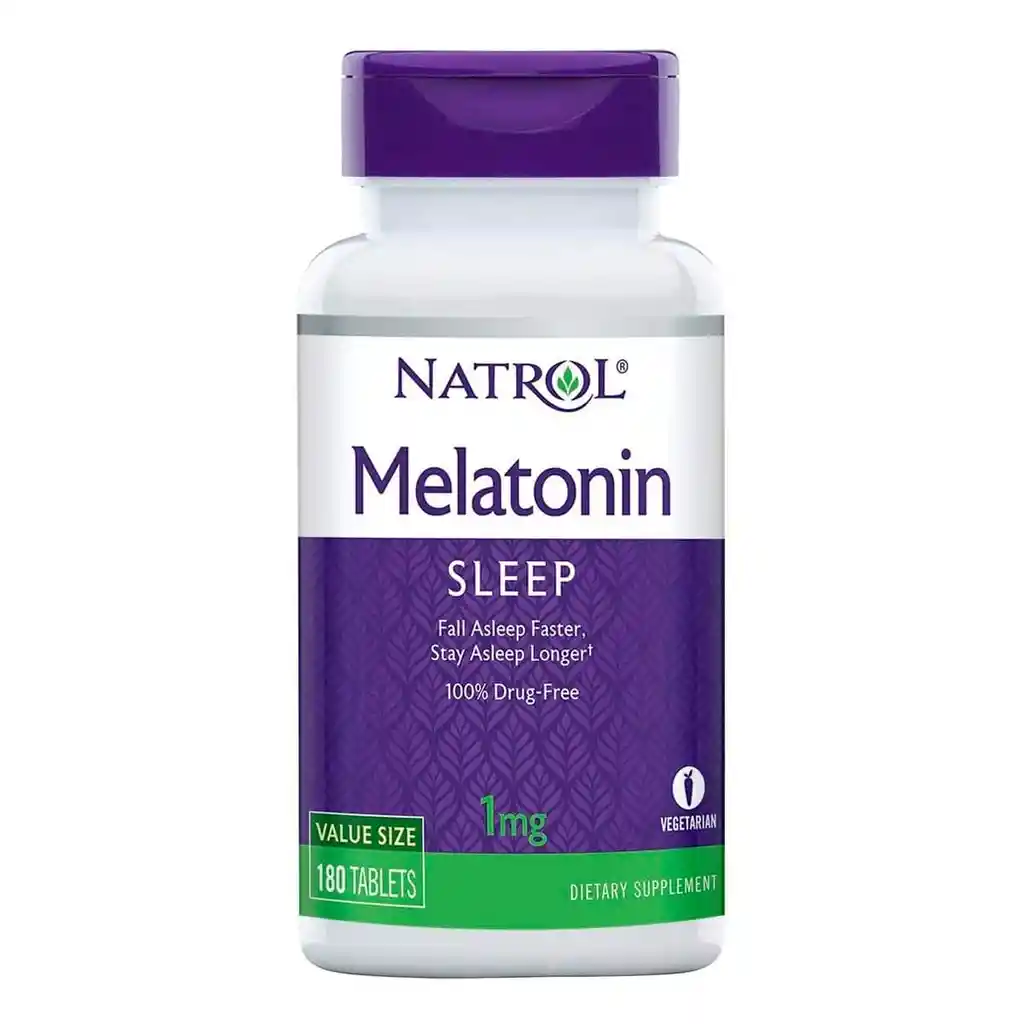 Natrol Melatonin Sueño Prolongado 1mg 180 Tabletas