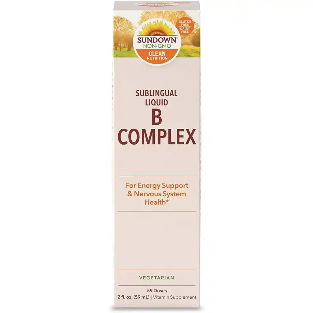 Sundown Complejo B Liquido Apoyo Energético Y Salud Sistema Nervioso 59 Ml