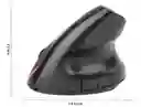 Mouse Vertical Inalámbrico Recargable Weibo Wb-881 Negro