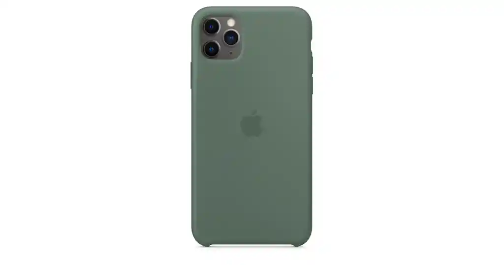 Estuche Silicone Case Iphone 11 Pro Max Verde Militar