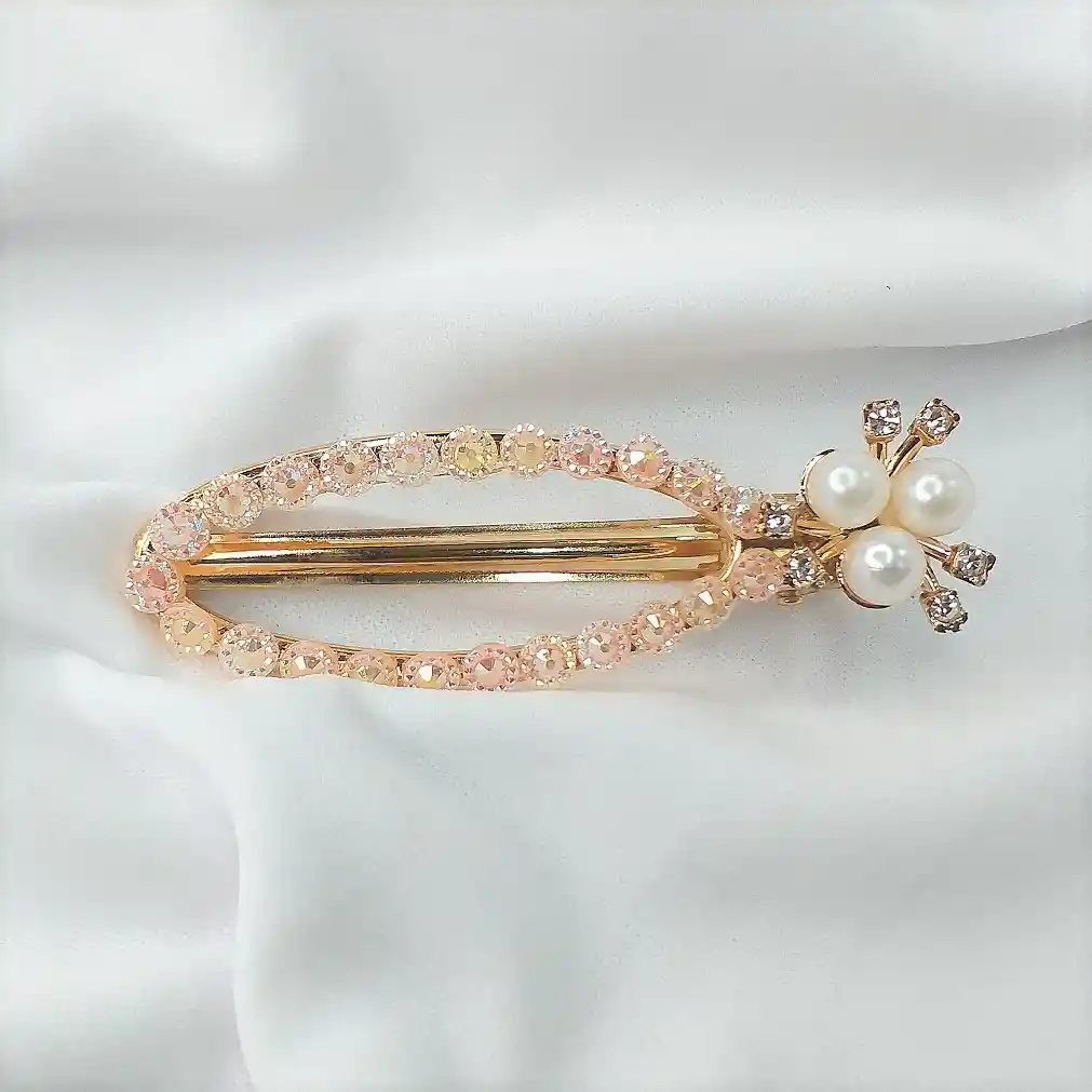 Pinza Con Pedreria Brillante