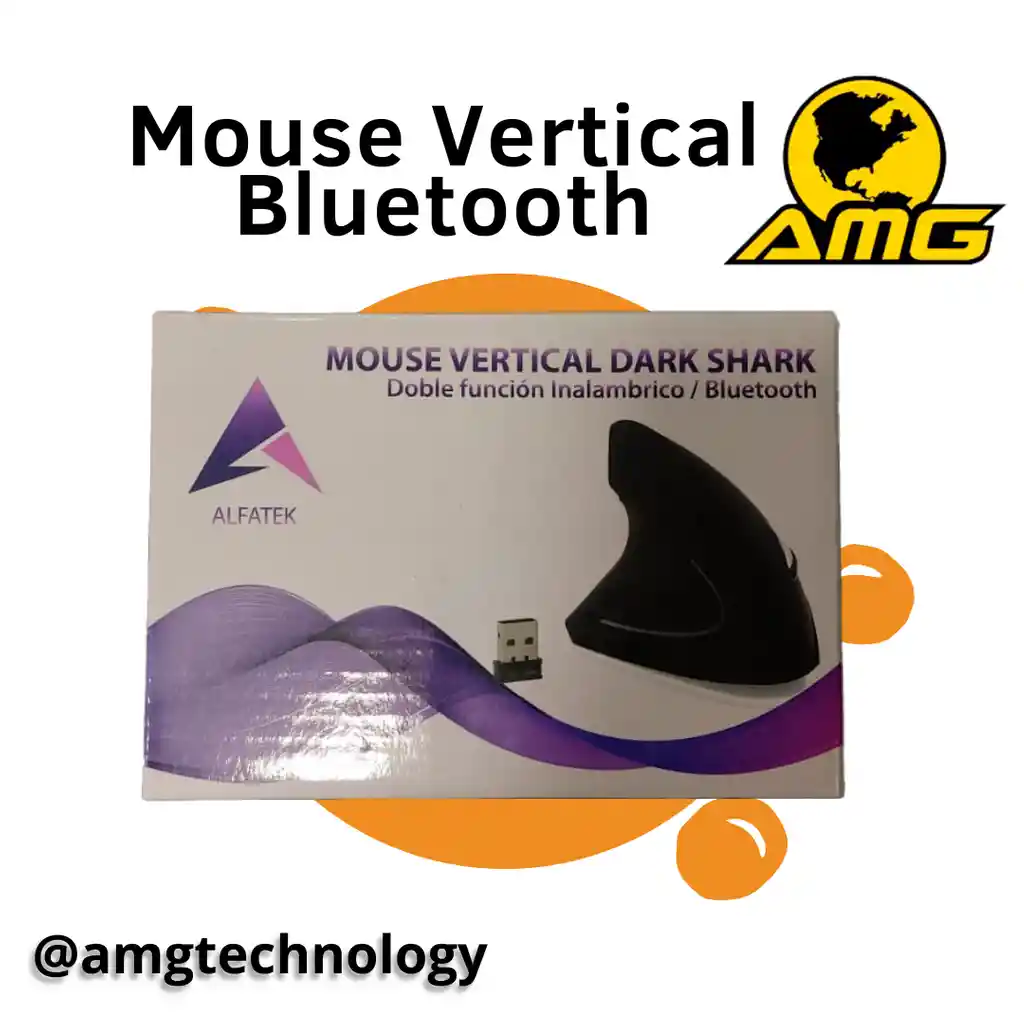 Mouse Vertical Bluetooth Dark Shark