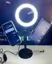 Aro De Luz Para Escritorio | 2 Soportes Para Celular