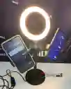 Aro De Luz Para Escritorio | 2 Soportes Para Celular