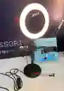 Aro De Luz Para Escritorio | 2 Soportes Para Celular