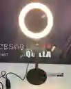 Aro De Luz Para Escritorio | 2 Soportes Para Celular