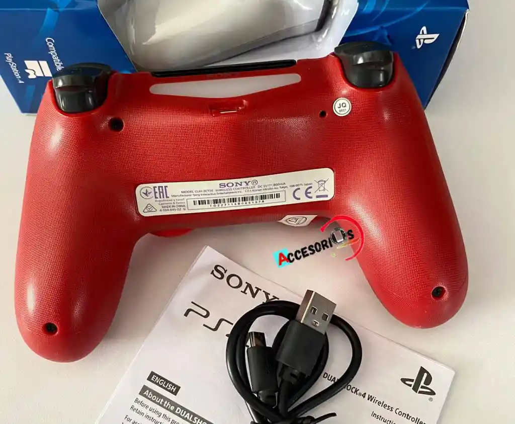 Control Ps4 Sony *rojo* Dualshock