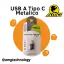 Otg Usb Tipo C Metalico