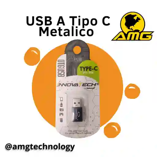 Otg Usb Tipo C Metalico