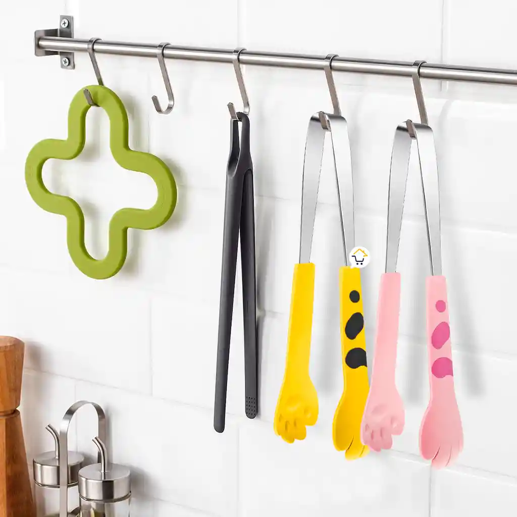 Pinza De Cocina Para Alimentos Patitas Gatito Horneado Asado