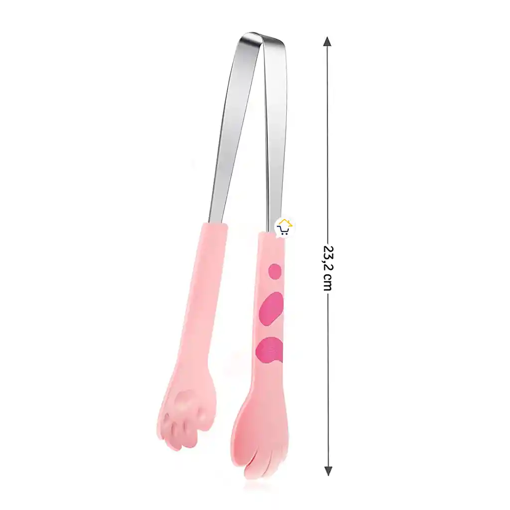 Pinza De Cocina Para Alimentos Patitas Gatito Horneado Asado