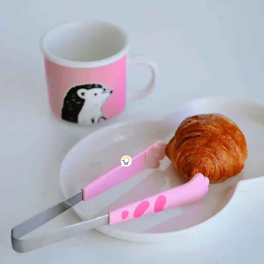 Pinza De Cocina Para Alimentos Patitas Gatito Horneado Asado