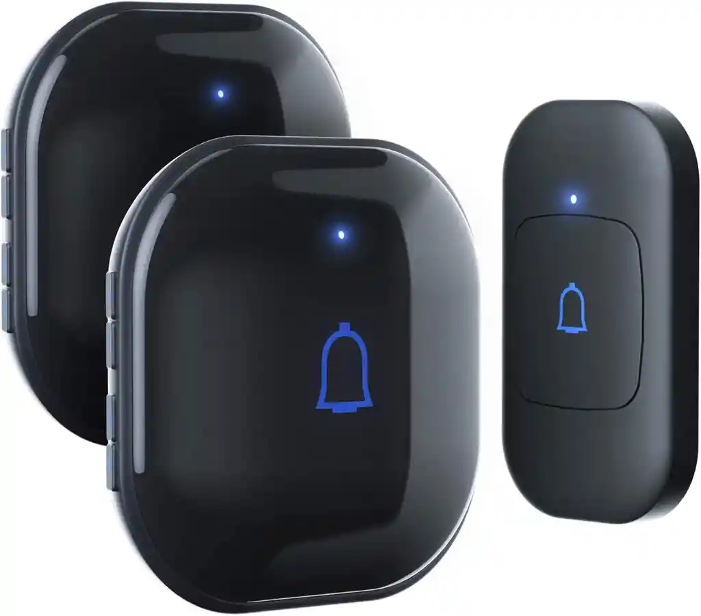 Timbre Inalámbrico Amicoson X2 Impermeable 56 Melodias Led