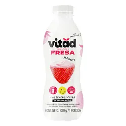 Bebida Vitad Lactea Base Yogurt Fresa Cremo (1000 Gr)